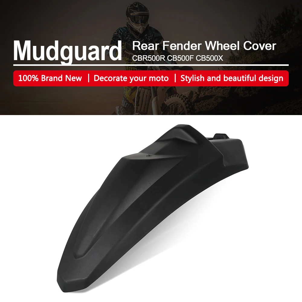 

Motorcycle Rear Fender Wheel Cover Mudguard Bracket Fender Splash Guard For Honda CBR500R CB 500F CB500 X 2013-2021 2020 CB500F