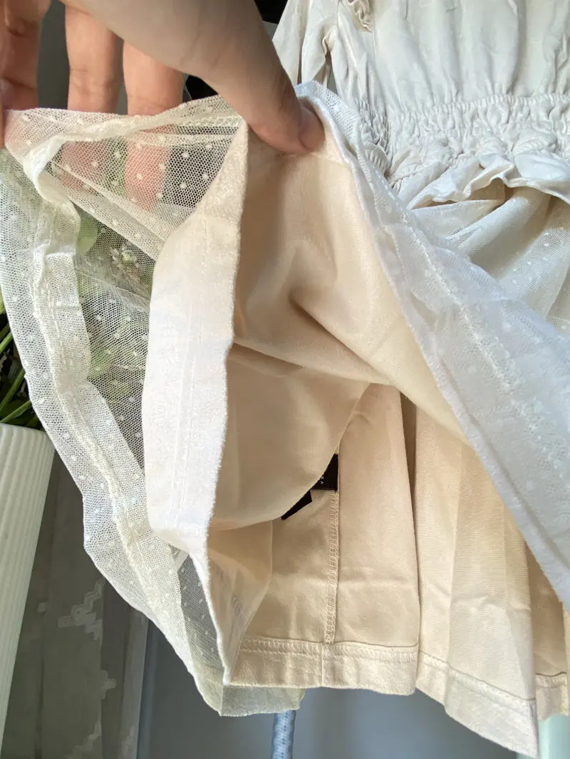 Распродажа мини-платье в японском стиле из замши и кружева с длинным рукавом