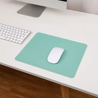 candy color mouse pad pu leather solid mousepad office gaming mouse pads for laptop computer desktop pc 30x24cm waterproof