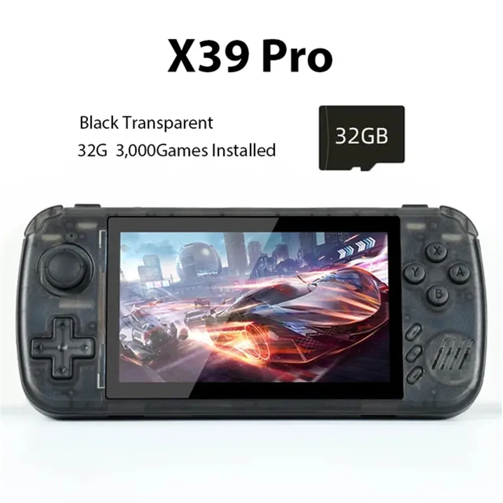 POWKIDDY X39 PRO 4 5-дюймовый IPS-экран Портативная игровая консоль 32G/64G Встроенная 3000 игр 10