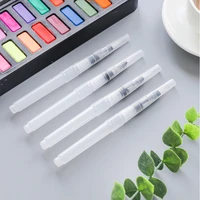 4pcs water coloring brush pen set for watercolor painting water soluble pencils brush pens markers colors or powdered
