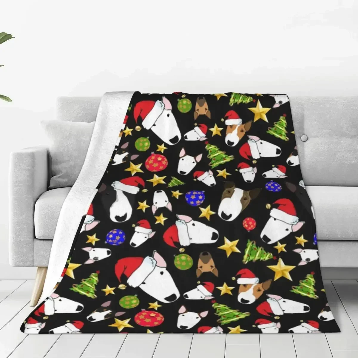 Одеяло Из Кораллового Флиса С Принтом Собаки Хулиган Праздничное Забавное