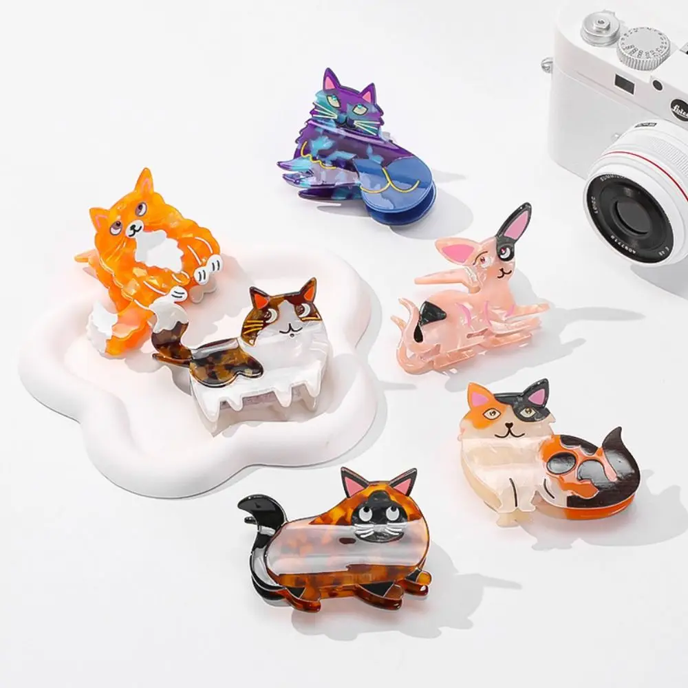 Модный корейский стиль уксусная кислота заколка для волос в виде животного