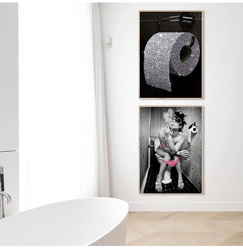 Модный постер с изображением сексуальной женщины Картина на холсте девушки для