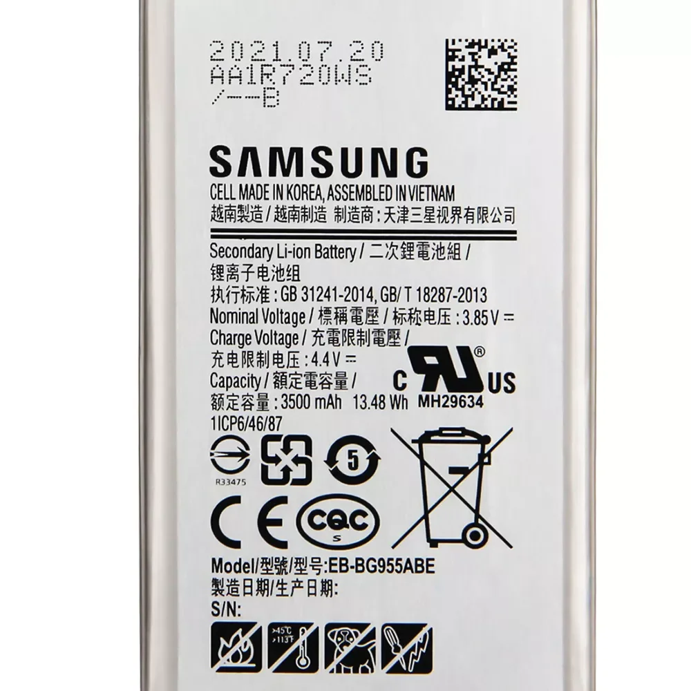 

Original Replacement Battery EB-BG955ABA EB-BG955ABE For Samsung GALAXY S8 Plus S8Plus S8+ G9550 G955F G955FD SM-G955