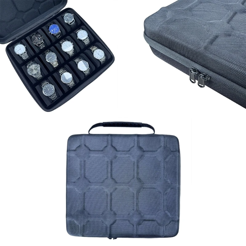 Новинка 2023 12-слотовая защитная коробка для часов стильная коллекции витрина