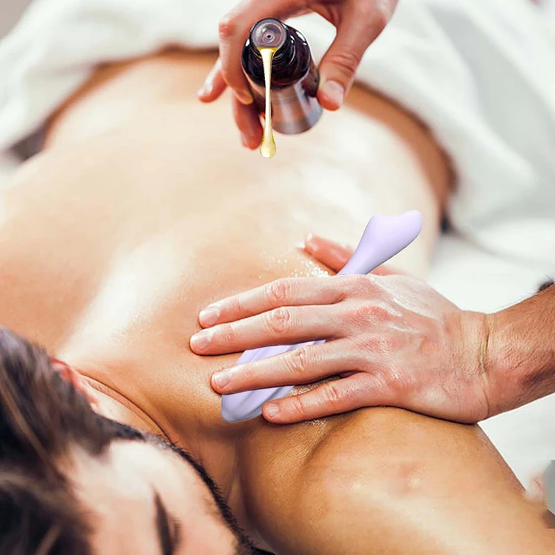 Массажный ролик для лица силиконовый инструмент массажа уход за кожей