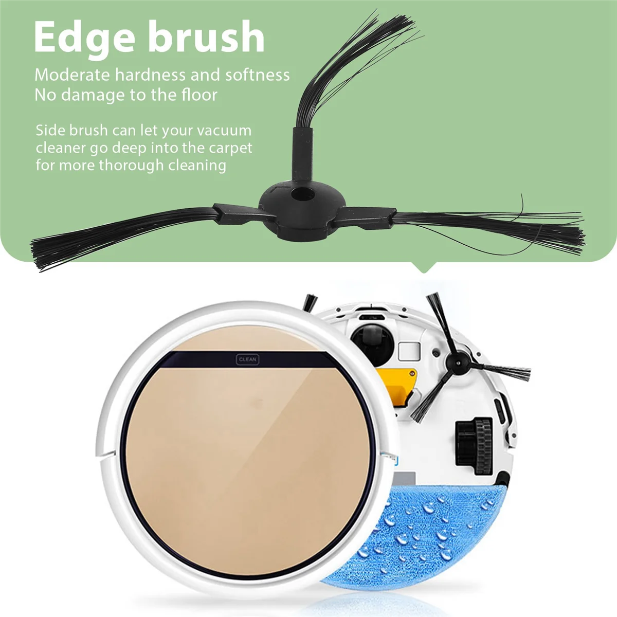 6X боковая щетка + 5X фильтр для Lidl SilverCrest SSR 3000 A1 аксессуары роботов-пылесосов