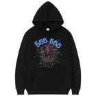 Модная Толстовка Sp5der 555555 с изображением ангела, мужская и женская толстовка высокого качества с узором в виде паутины, свободная одежда унисекс