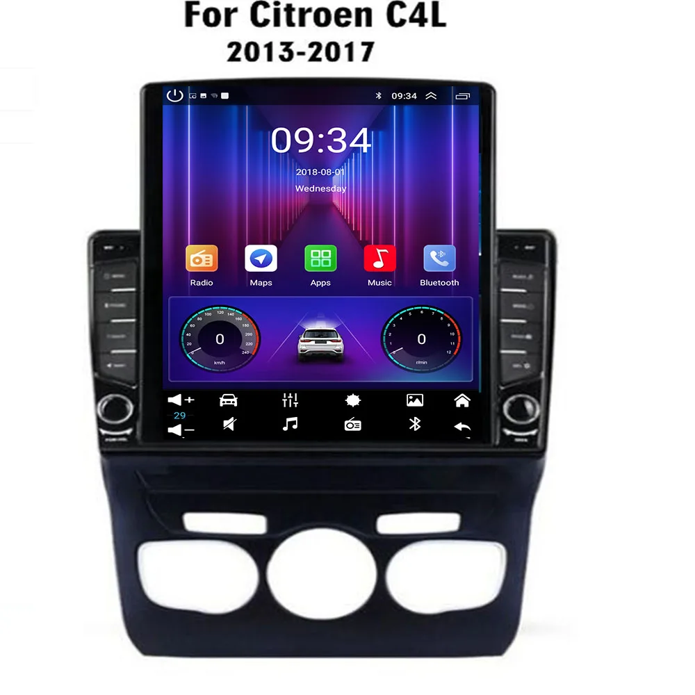 CARPLAY Радиоэкран Android для Citroen C4 C4L DS4 2012-2017 Мультимедийный приемник Авто