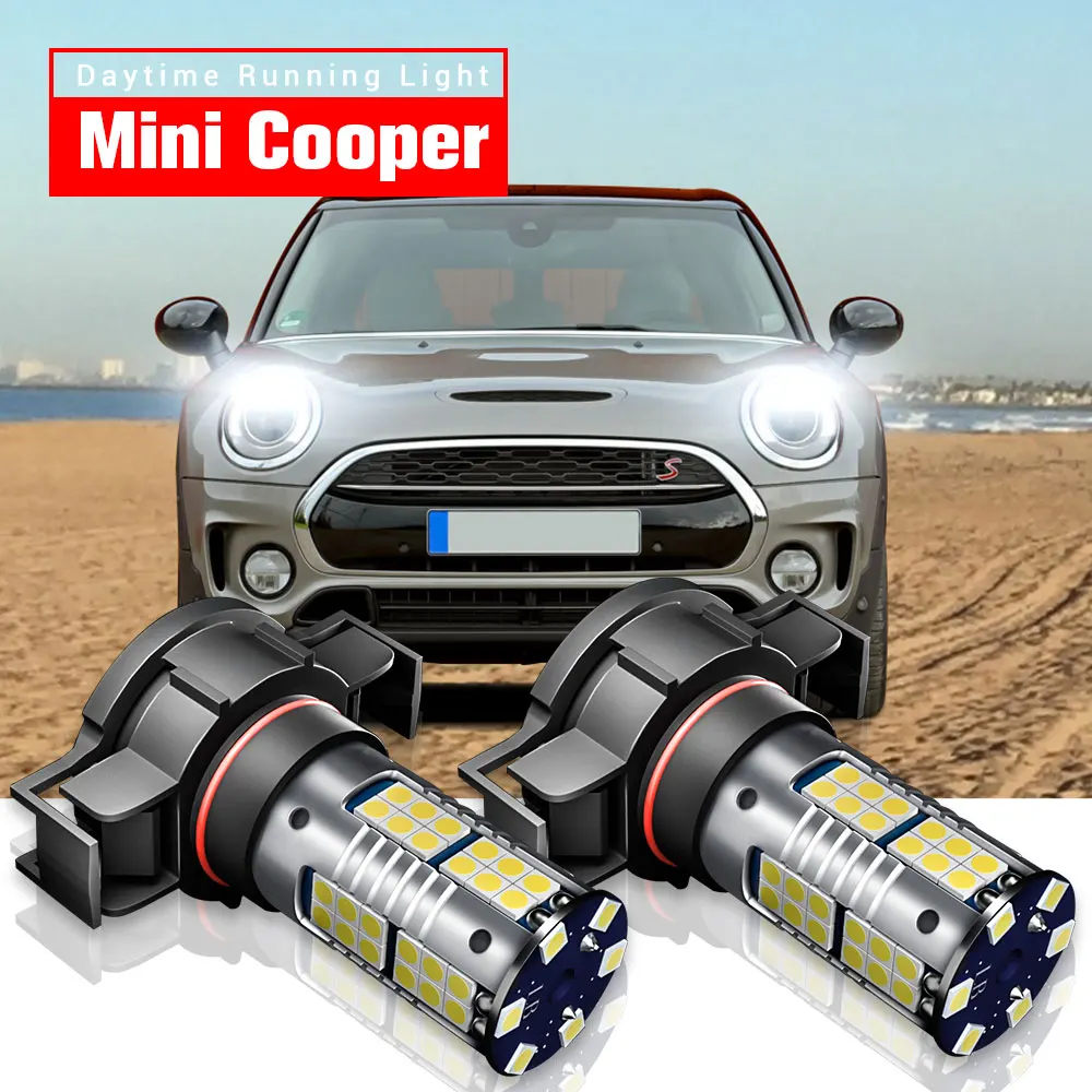 

2pcs PSX24W 2504 LED Daytime Running Light Canbus No Error DRL Bulb Lamp For Mini Cooper Countryman F60 Clubman F54 F55 F56