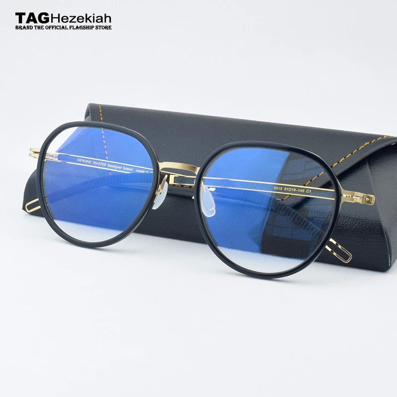 2024 титановая оправа для очков мужчин и женщин модные ультралегкие очки бровей по