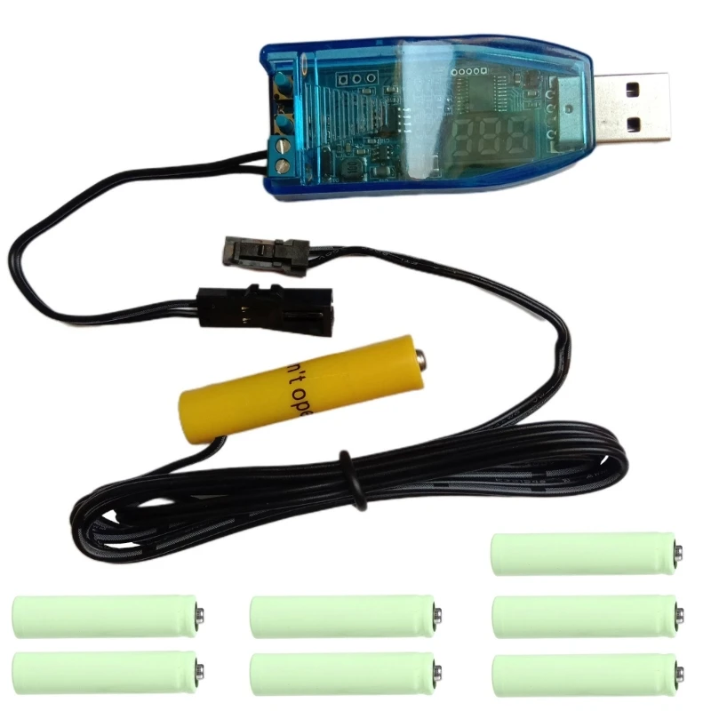 

Фонарик с питанием от USB, 5 В до 1-24 В, AAA/LR03