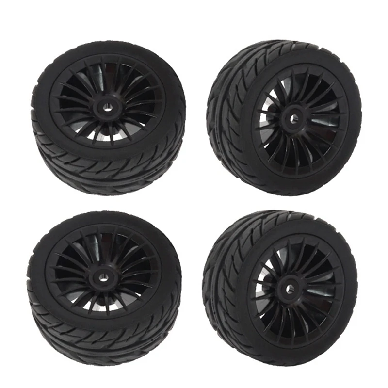 

4Pcs Rubber Tires Tyre Wheel for SG1603 SG1604 SG 1603 UDIRC UD1601 UD1602 UD1603 UD1604 1/16 RC Car Upgrade Parts