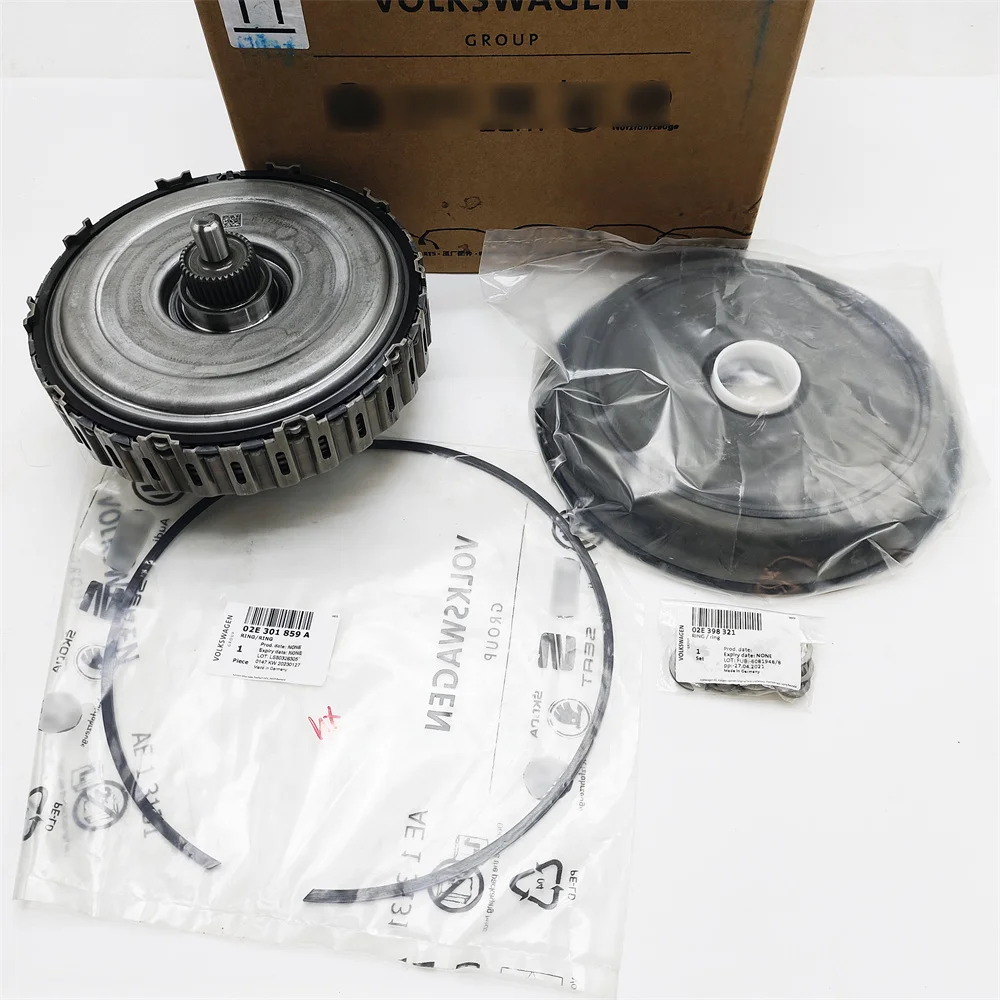 Подлинный совершенно новый 02E DQ250 DSG Комплект сцепления коробки передач 02E398029C для