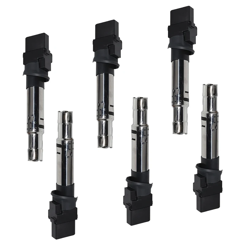 6PCS Ignition Coil 022905715B For Audi Q7 A3 TT Quattro For VW Golf Passat Touareg Phaeton For Porsche Cayenne 95560210103 UF635