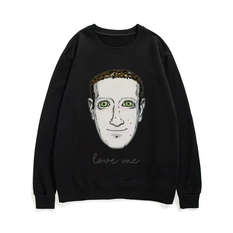 

Mark Zuckerberg Meme Essential Men Women Регулярный пуловер Мужской Свободный свитшот Мужская Уличная мода удобные пуловеры
