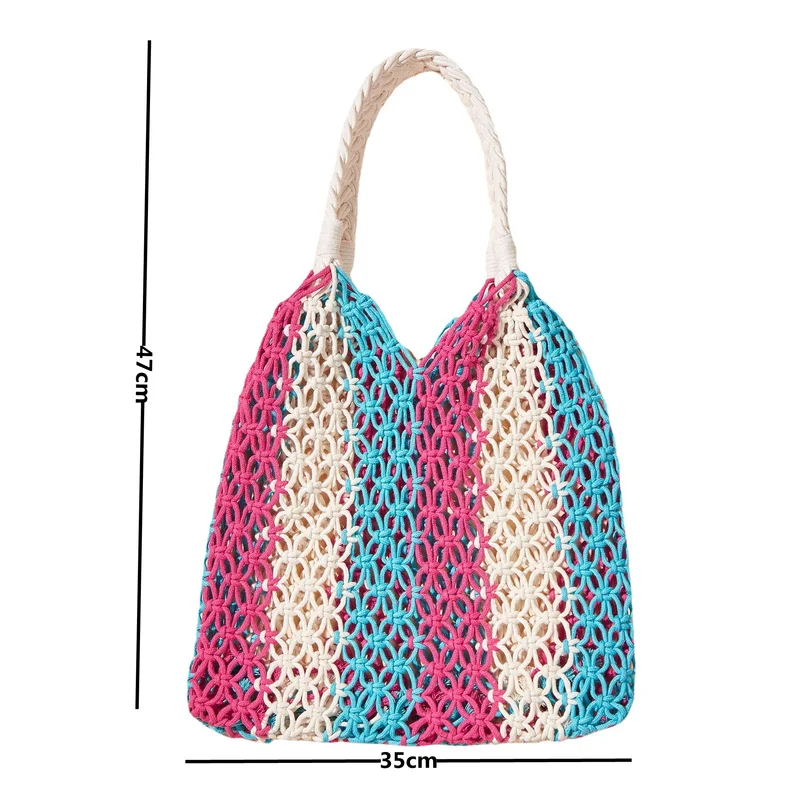 Новое поступление Женская плетеная Сумка ручной работы дизайнерская летняя