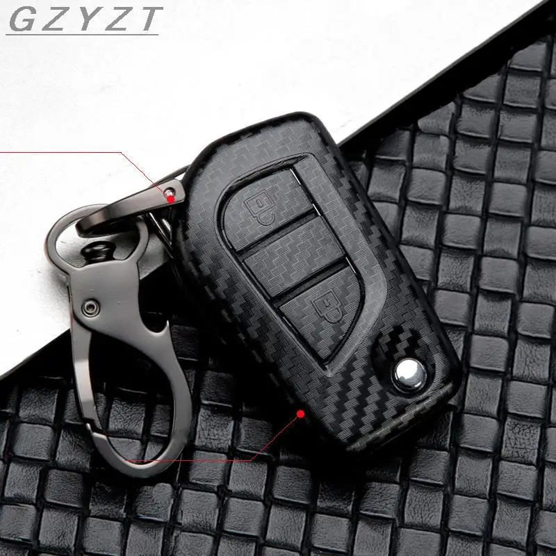 

Scrub ABS car key case cover For Toyota Yaris Prius Camry Corolla Avensis Verso Prado REIZ Crown RAV4 C-HR CHR Aygo Scion TC IM