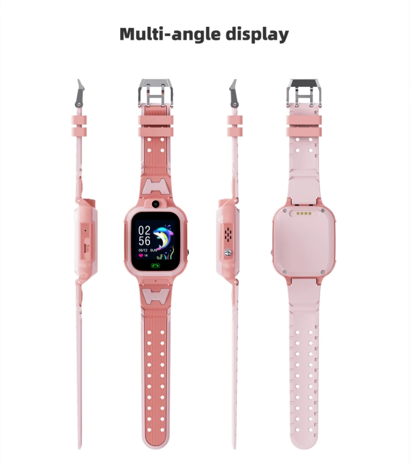 Детские Смарт-часы SOS для детей Sim-карта LBS местоположение фото водонепроницаемый