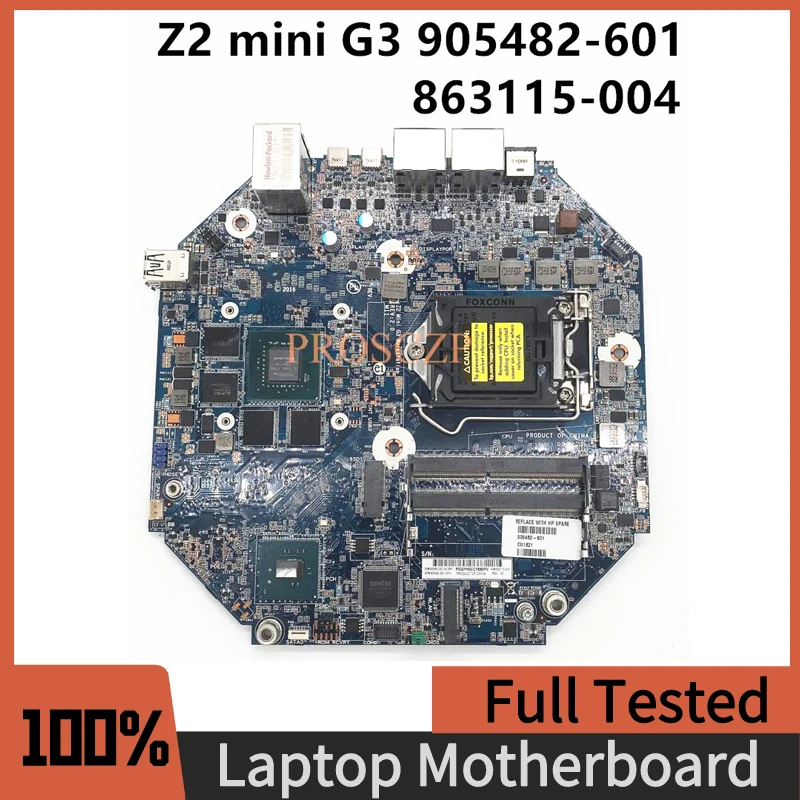 905482-001 905482-601 863115-004 Высококачественная материнская плата для ноутбука HP Z2 mini G3 с фотографическим процессором 100% хорошо работает