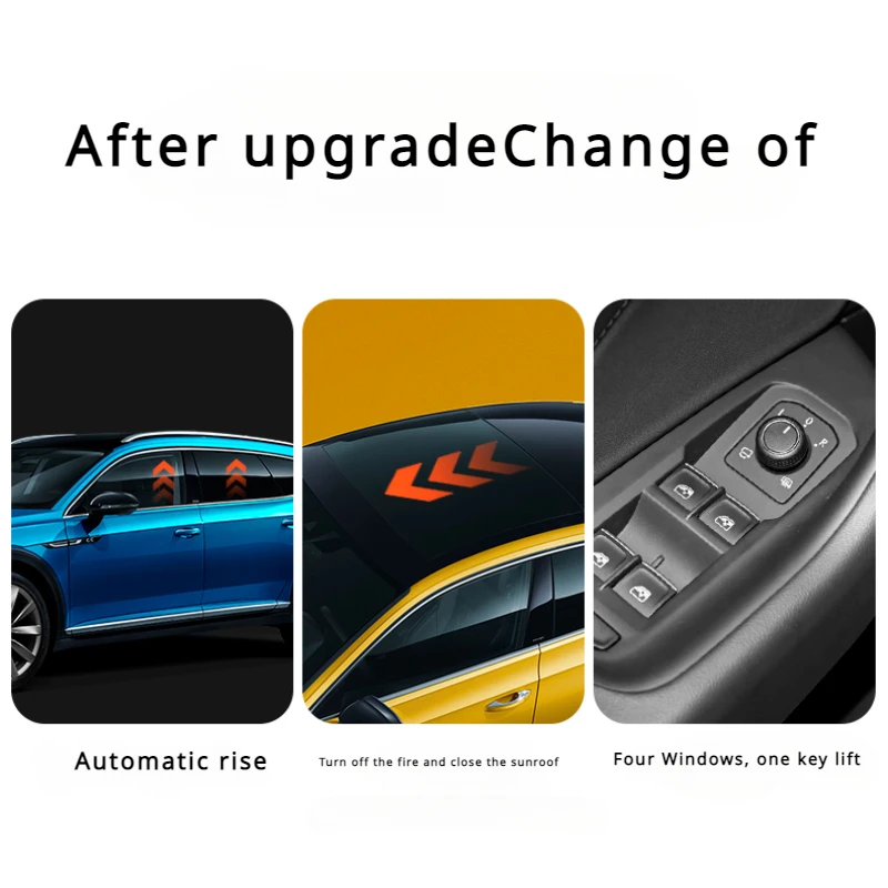 Однокнопочный автоматический стеклоподъемник Для Volkswagen CC детали для