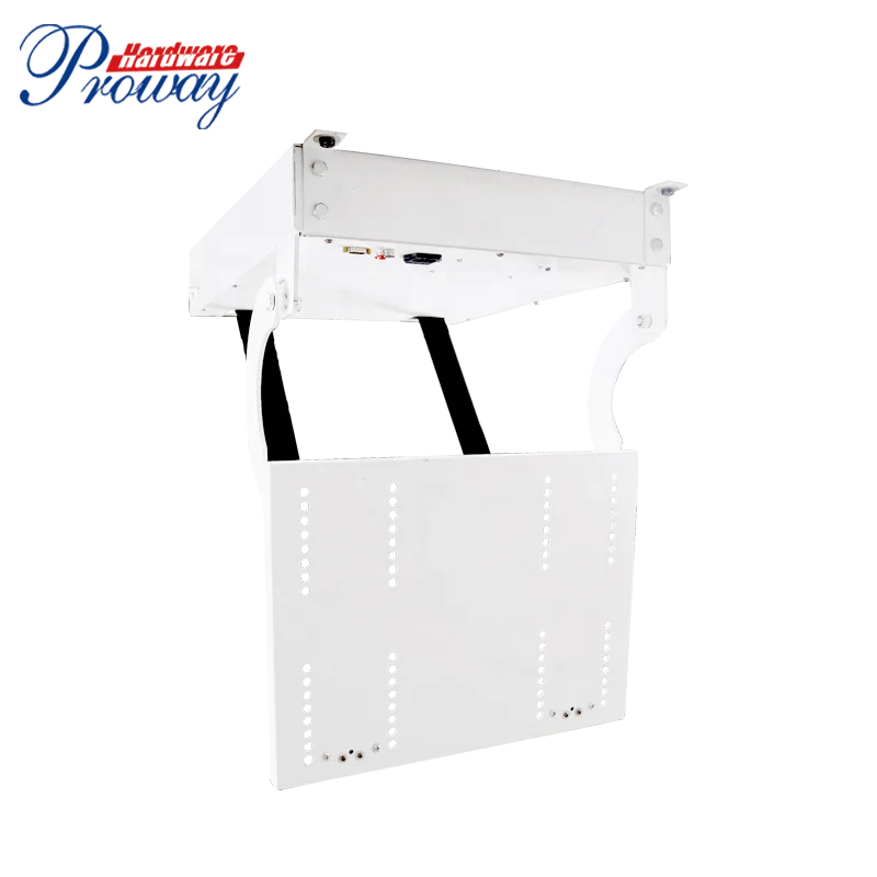 

Conference Office Telescoping Motorized Flip Down TV Ceiling Mount Remote Control Electric Drop Down TV Ceiling Bracket TV Lift