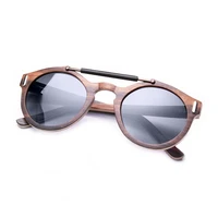 2022 new ebony wood sunglasses men polarized mirror uv400 lenses handmade high quality fashion sunglass zebra wooden eyewear