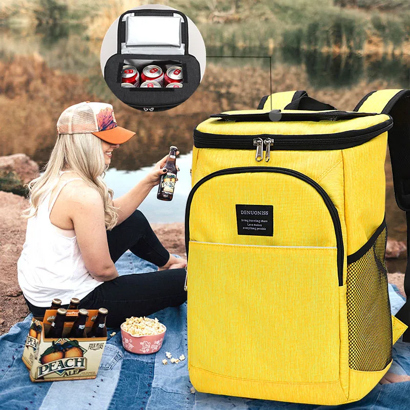 Picnic Thermal Backpack Camping Supplies For Outdoor Hiking Pack Cooler Accessories Travel Fridge Lunch Box Beach Insulated Bags