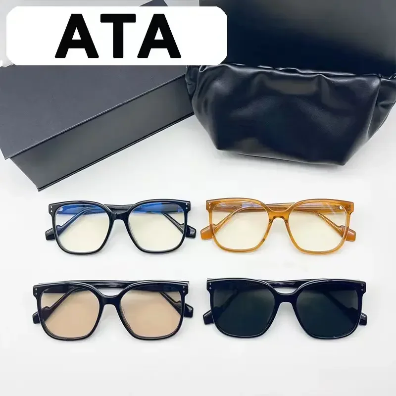 

Ata GENTLE YUUMI Glasses For Men Women Optical Lenses Eyeglass Frames Eyewear Transparent Blue Anti Light Luxury Brand Monst