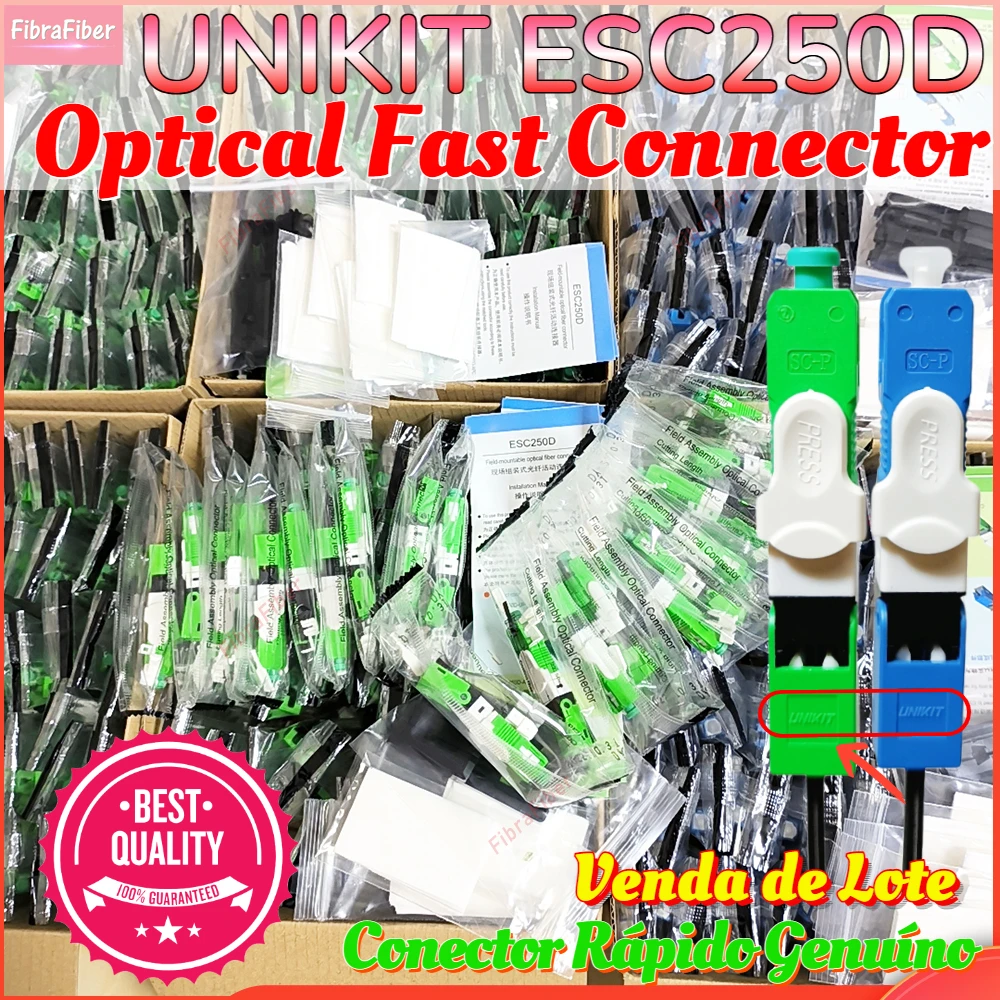 

100% Оригинальный оригинальный UNIKIT ESC250D SC APC SC/UPC одномодовый волоконно-оптический Быстрый фланец SM оптический быстрый соединитель