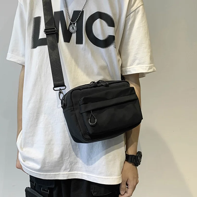 Xiaomi Casual Men Messenger Bag nylon Cell Phone Shoulder Bag Small Crossbody Pack Small Travel Waist Pack Casual Chest Pouch