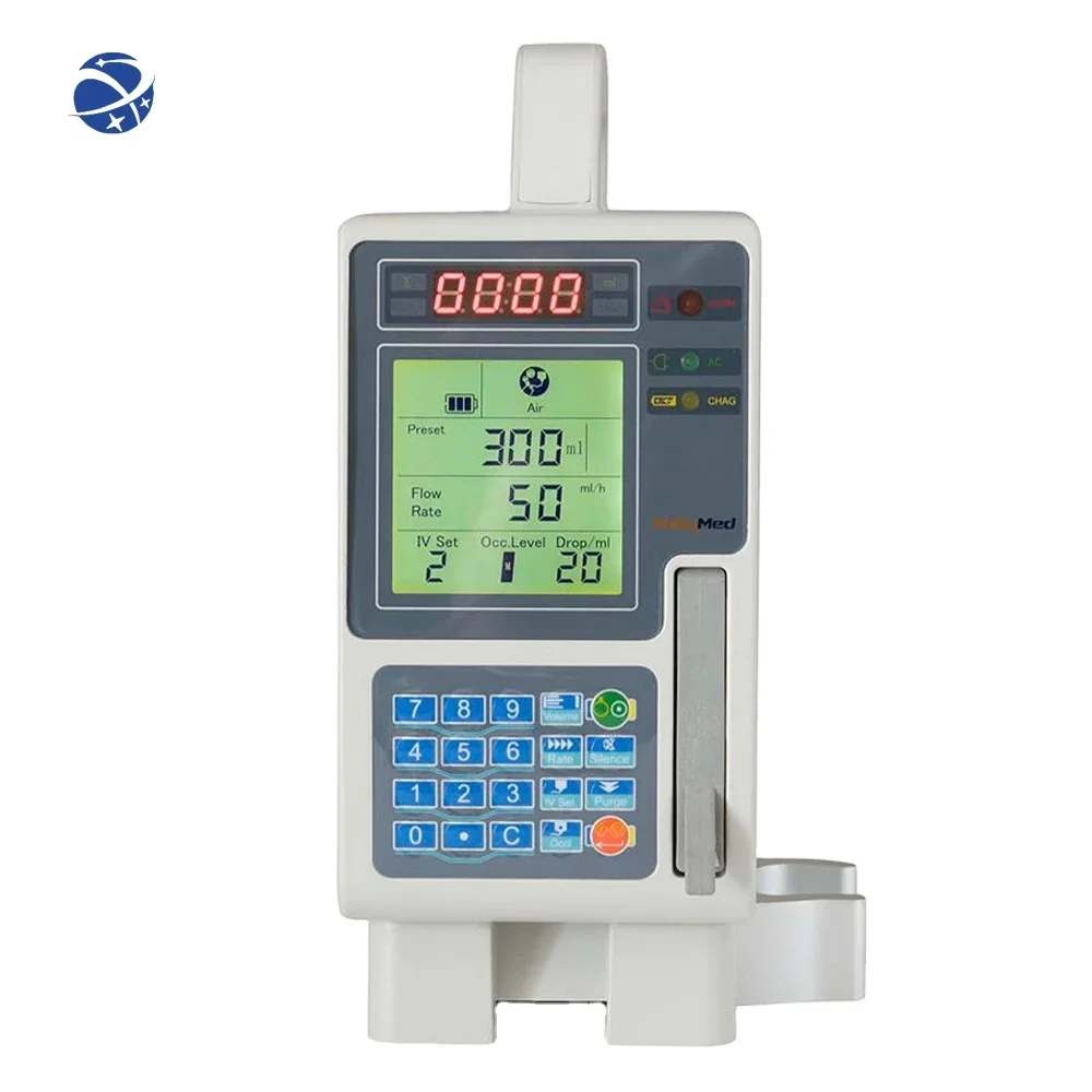 yyhc KellyMed China Icu Equipment Curvilinear Перистальтический ветеринарный инфузионный насос