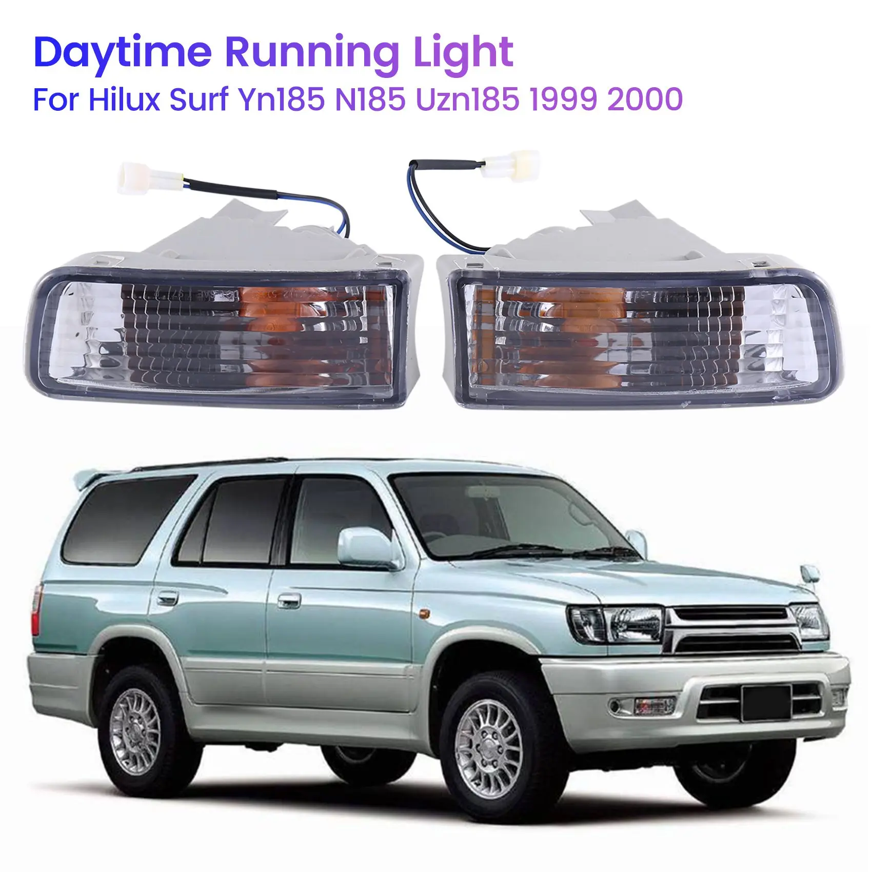 

Car Daytime Running Light Fog Light Lamp for Toyota Hilux Surf Yn185 N185 Uzn185 1999 2000