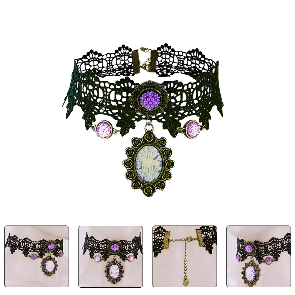 

Forcostume Accessoriesnecklacechoker Gothic Womens Chocker Neckless Witchnecklaces