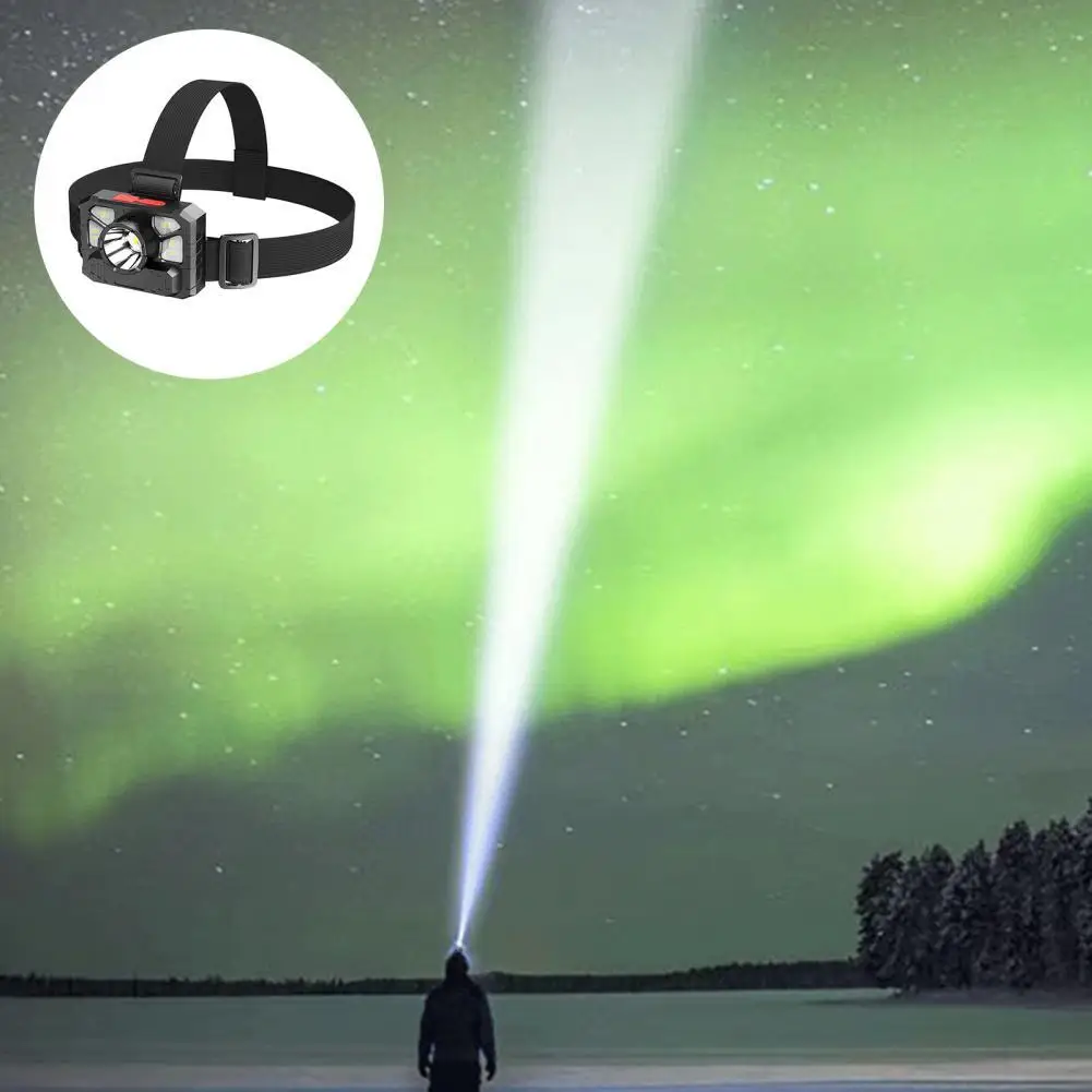 

Светодиодный налобный фонарь, суперъярсветильник пластиковый сильный свет, хорошая прочность, светодиодный налобный фонарь, налобный фона...