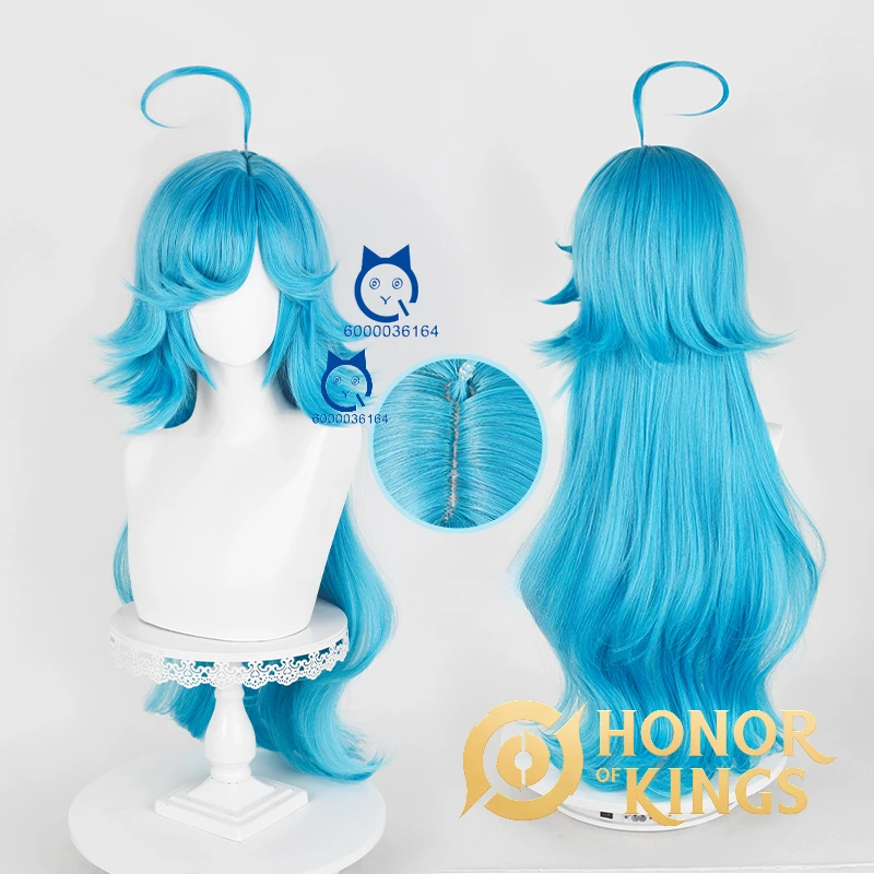 Honor of Kings Аниме Новая Героиня Русалка Дория Горячий Косплей 80 см Длинный Синий