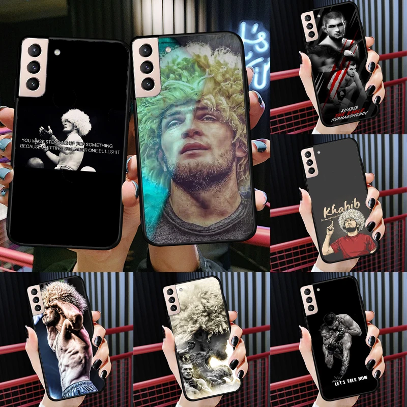 

Cool Khabib Nurmagomedov Case For Samsung Galaxy S21 S22 Ultra S8 S9 S10 Note 10 Plus Note 20 Ultra S20 FE Cover