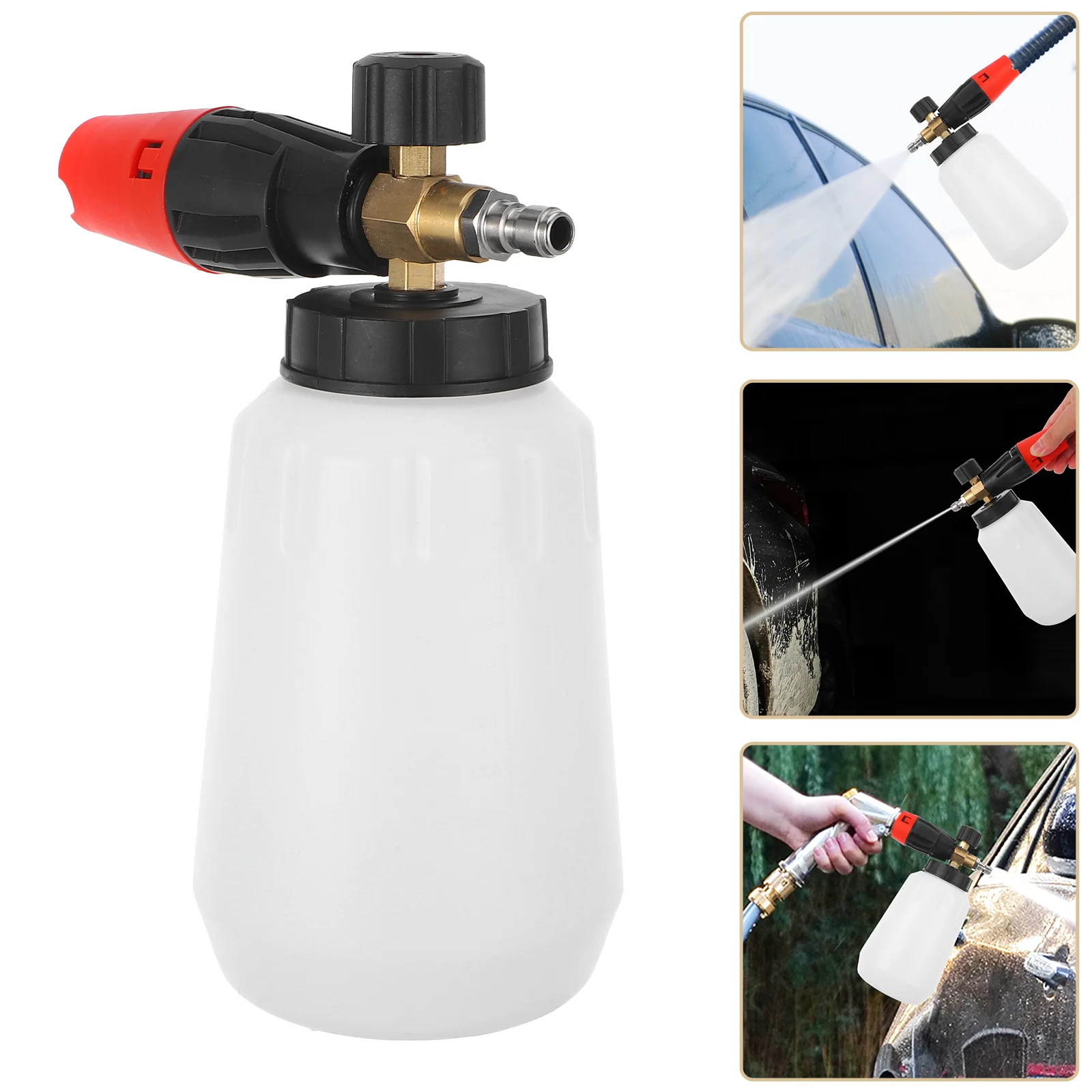 Пенный горшок для мойки автомобиля распылитель шланг водяная дрель щетка