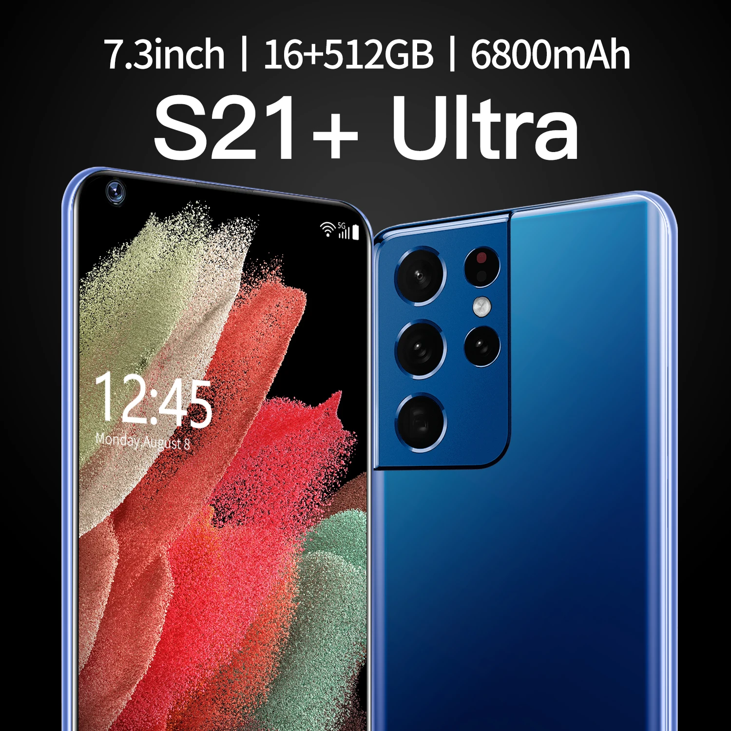 global version s22 ultra smartphone 5g original 7 3 inch android phone 6000mah 16gb 512gb mobile phone hd full screen free global shipping