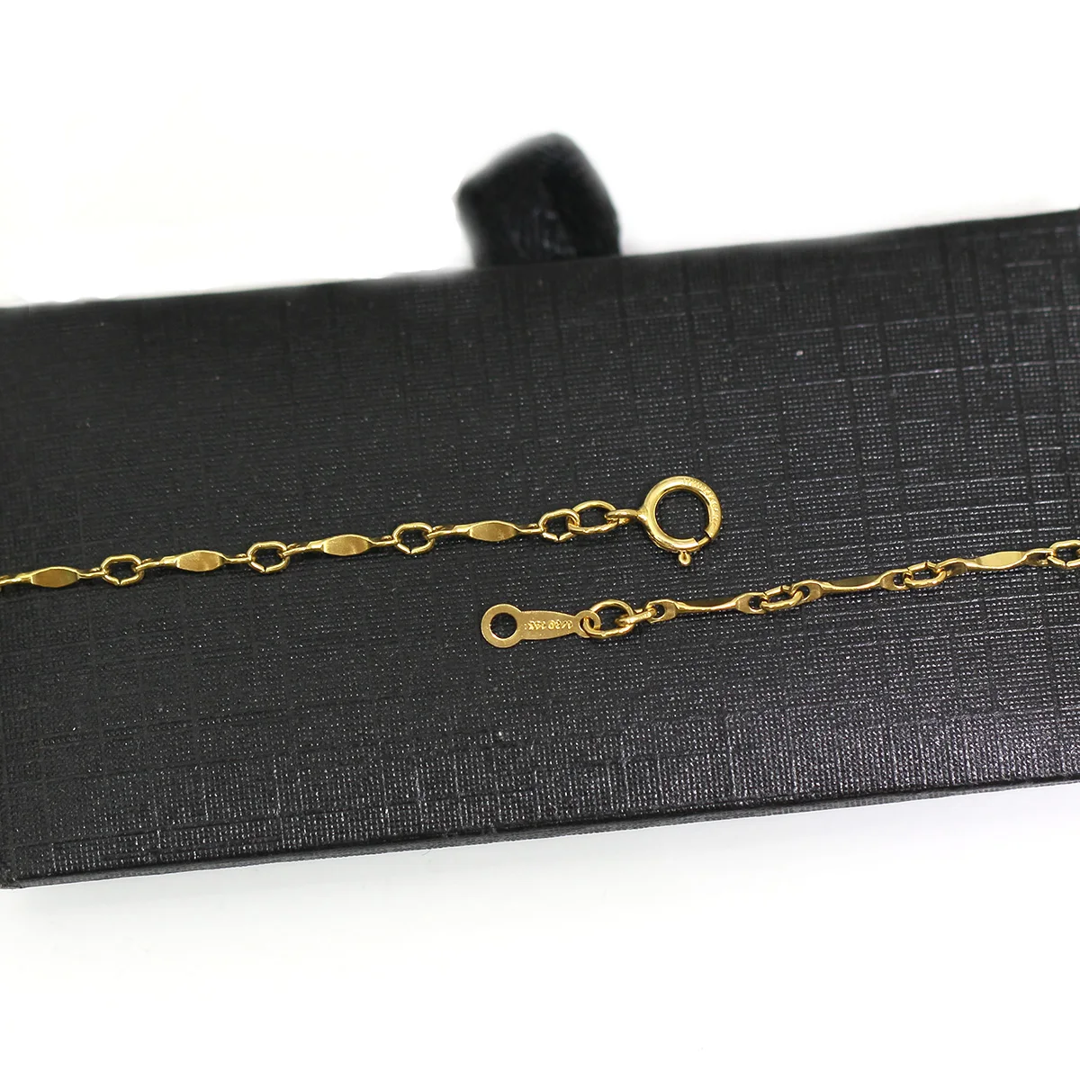 

Beadsnice 14K Gold Filled Fine Link Chain Clasp Necklace