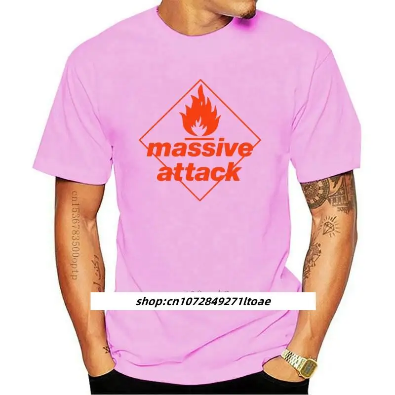 

Mens Clothing Massive Attack Graphic T Shirt High Quality Cotton Tee
