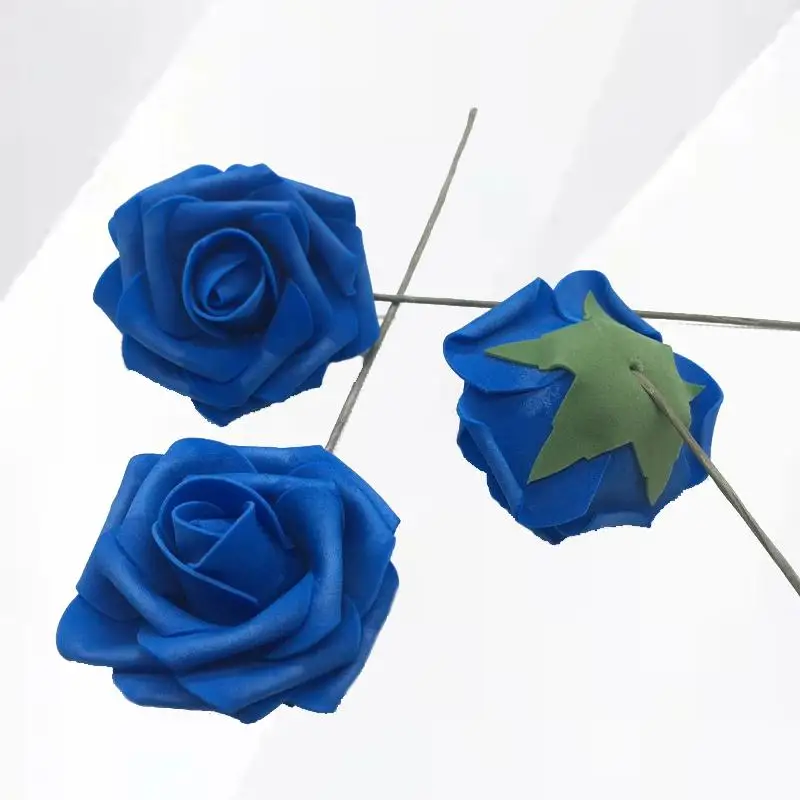 

Stunning Simulation 8cm Stem PE Roses with Foam Flower Heads - Perfect for Weddings