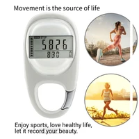 newest portable walking distance exercise pedometer fitness activity step counter sports for step fitness camping hiking sports