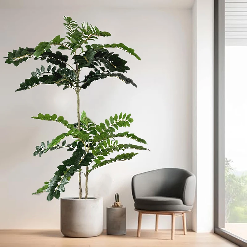 43-70 дюймов поддельное денежное дерево растение искусственное пластиковые