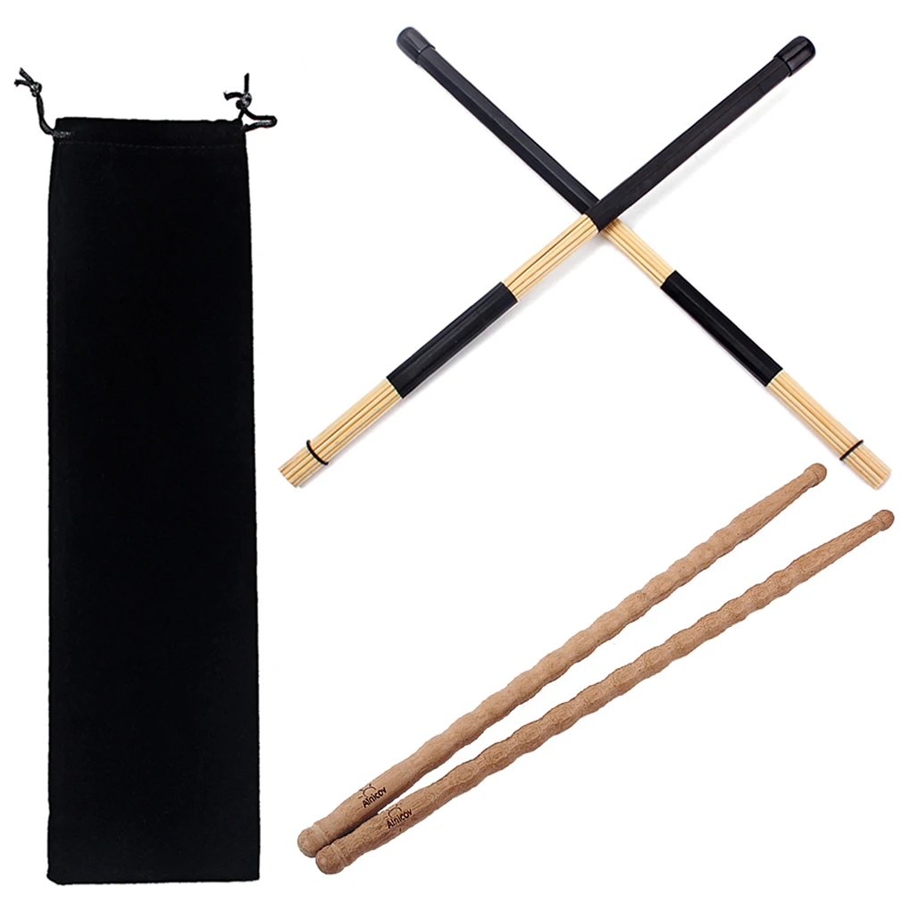 

Drum Stick Storage Bag Resilience Percussion Part for Beginners Wood Rod