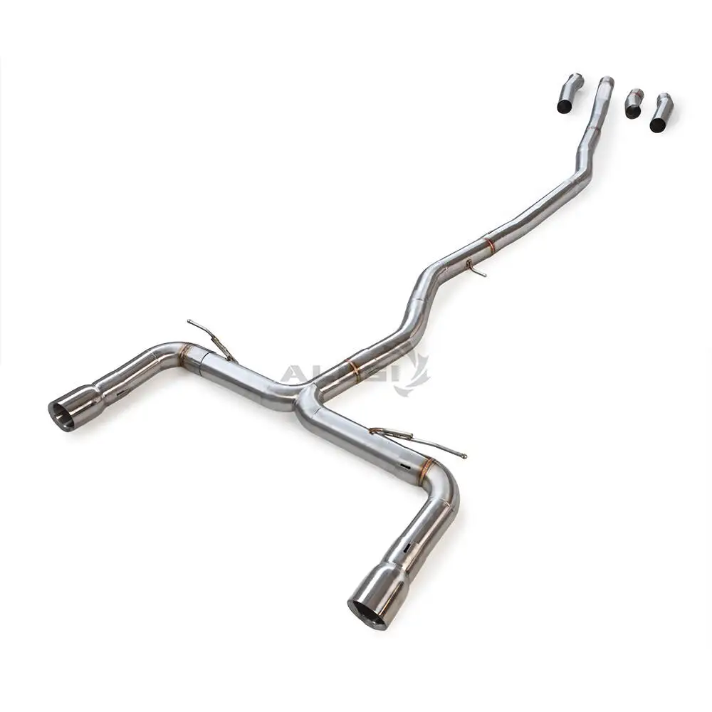 Фото Выхлопная система Catback для BMW 330i F30 2.0t 2012-2018 Высокопроизводительная выхлопная система из нержавеющей стали с задней частью без глушителя спортивный автомобиль су №4