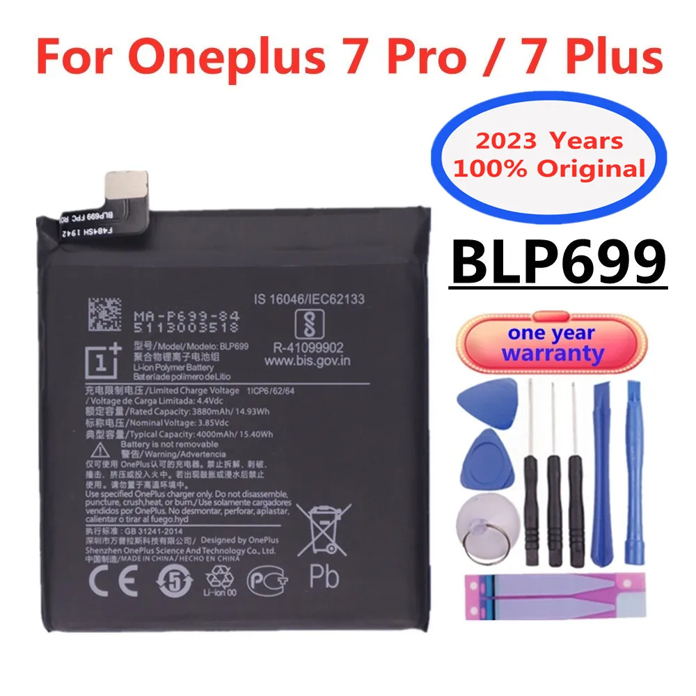 

Аккумулятор 1 + для oneplus 7 Pro/7plus 7Pro 7plus, 2023 мАч