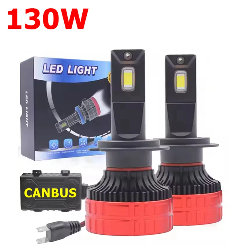 

2 шт. X9 F9C 130 Вт H7 светодиодные лампы для фар автомобиля противотуманные фары H7 H11 H1 9005 HB3 Canbus светодиодные лампы светодиодные фары лампы