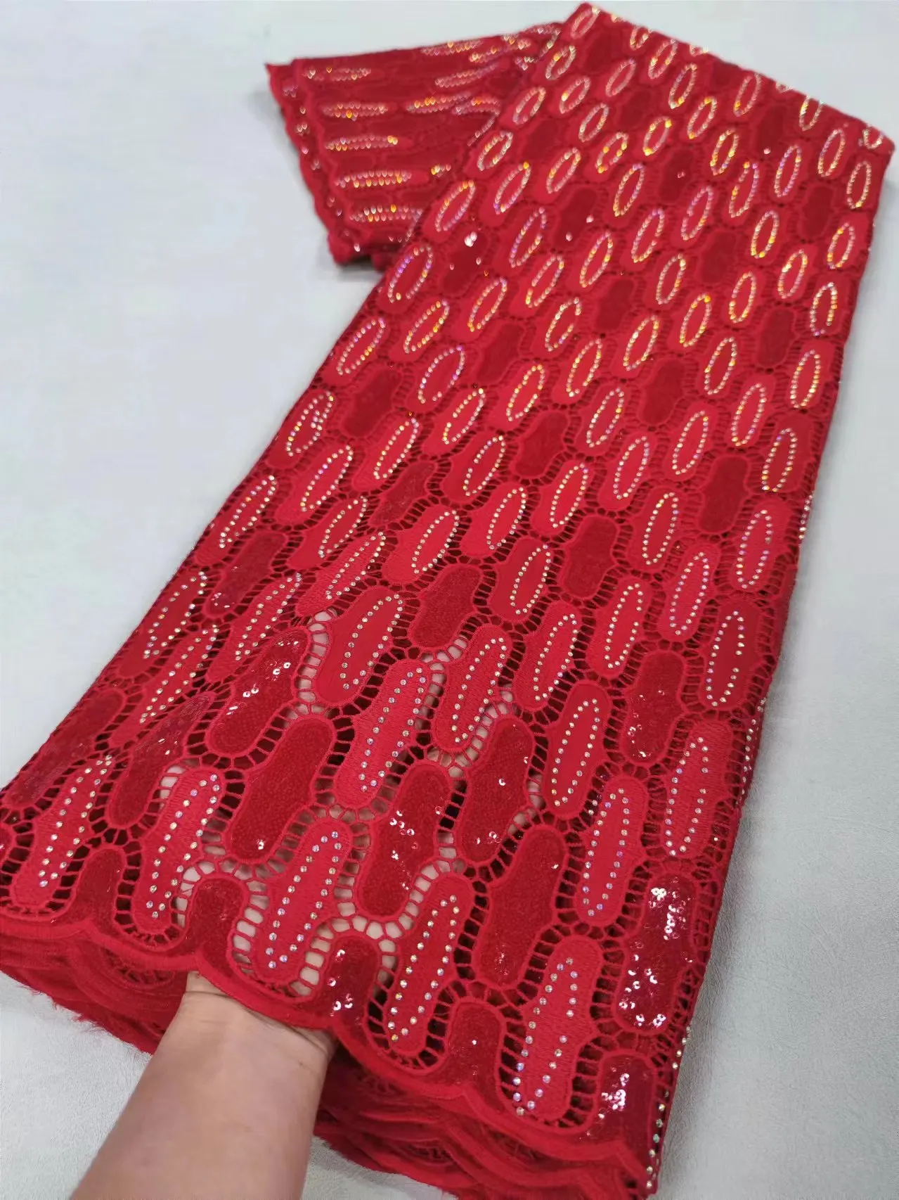 Тяжелые серебряные блестки кружевная ткань с бусинами Блестки для свадебного